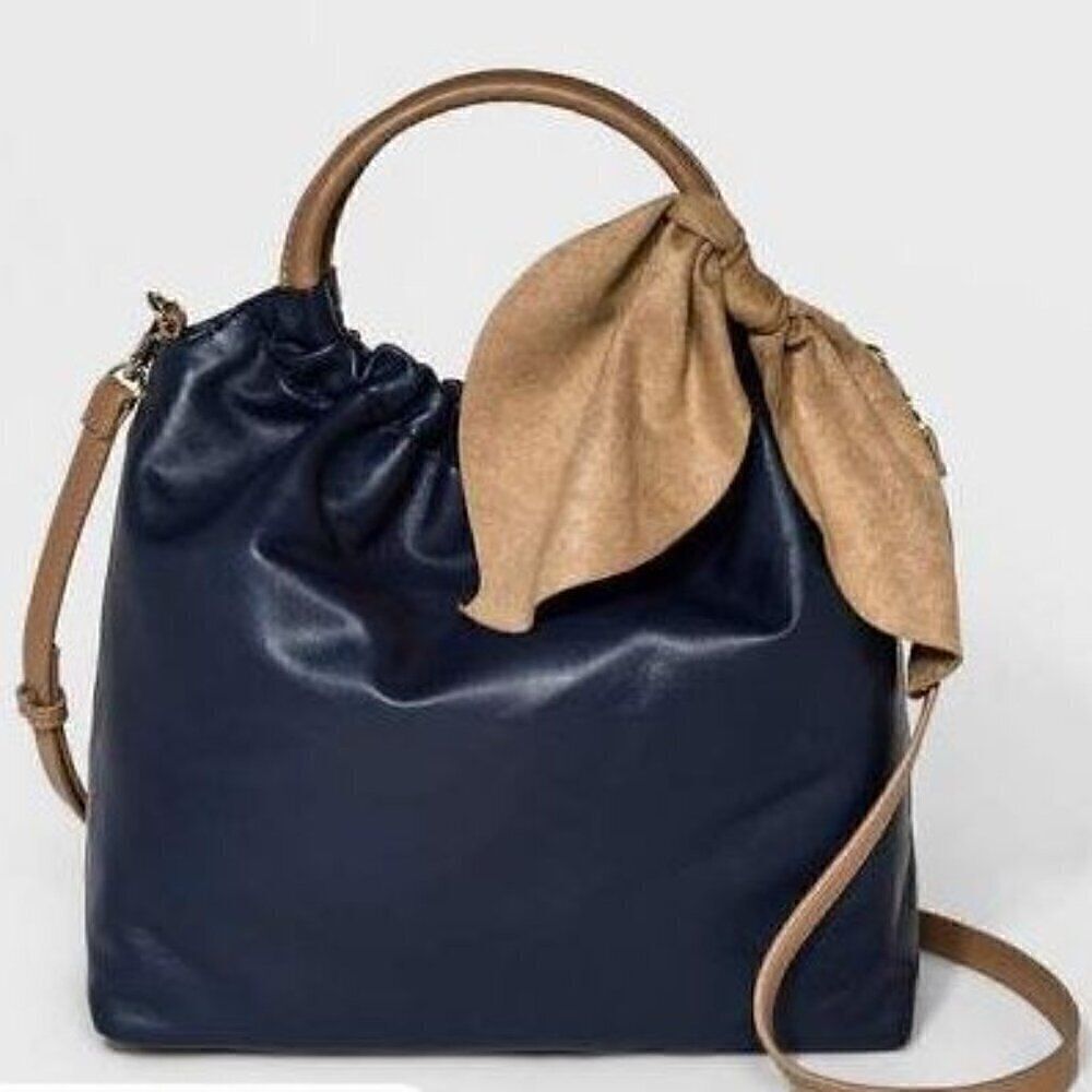 Who What Wear Bow Suede Exterior Bags & Handbags for Women Crossbody NWT